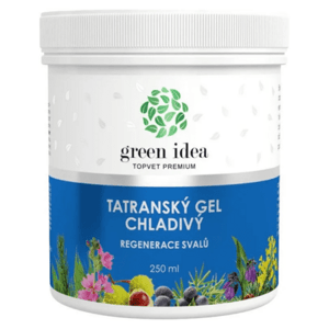 GREEN IDEA Tatranský bylinný gél chladivý 250 ml