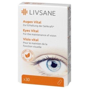 LIVSANE Podpora pre zdravé oči 30 kapsúl