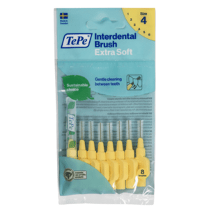 TEPE Medzizubná kefka 0,7 mm extra soft svetložltá 8 ks