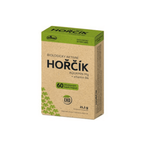 VITAR Horčík aquamin Mg + vitamín B6 EKO 60 kapsúl