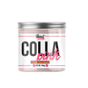 GYMBEAM BeastPink colla pinks príchuťou jahodová limonáda 240 g