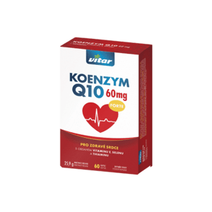 VITAR koenzým Q10 forte 60 mg 60 kapsúl