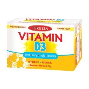 TEREZIA Vitamín D3 1000 IU 90 kapsúl