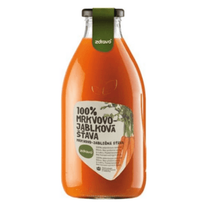 ZDRAVO 100% mrkvovo-jablková šťava 0,75 l