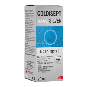 COLDISEPT Nanosilver nosový sprej 20 ml