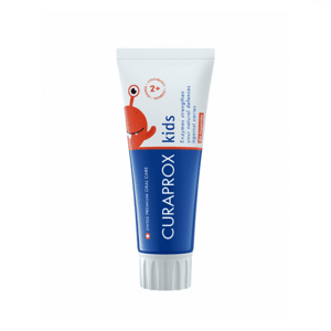 CURAPROX Kids 2+ bez fluoridu detská zubná pasta príchuť jahoda 60 ml