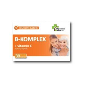 SLOVAKIAPHARM B-komplex + vitamín C 30 tabliet