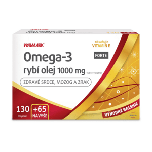 WALMARK Omega-3 rybí olej forte promo 195 kapsúl