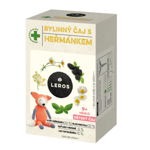 LEROS Detský bylinný čaj s rumančekom 20 x 1,5 g