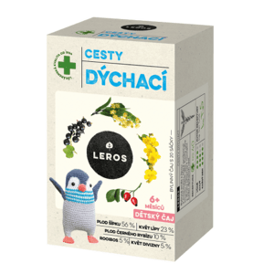 LEROS Detský čaj dýchacie cesty 20 x 2 g