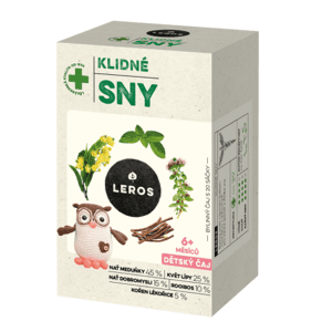 LEROS Detský čaj pokojné sny 20 x 1,5 g