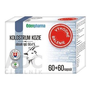 EDENPHARMA Kolostrum kozie 2 x 60 kapsúl