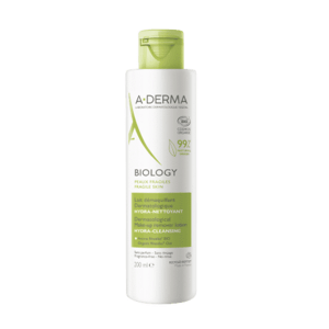 A-DERMA Biology odličovacie mlieko hydratačné 200 ml