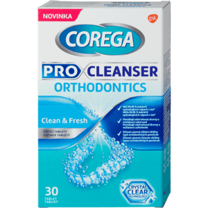 COREGA Pro cleanser orthodontics čistiace tablety 30 ks