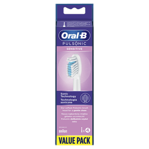 ORAL-B Pulsonic sensitive čistiace náhradné hlavice 4 ks