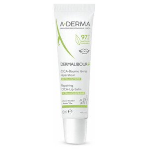 A-DERMA Dermalibour+ reparacny cica-balzam pre popraskané a podráždené pery 15 ml