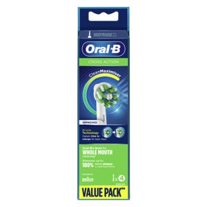 ORAL-B Cross action white čistiace náhradné hlavice 4 ks