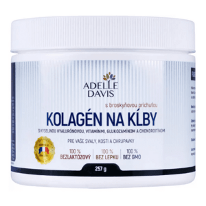 ADELLE DAVIS Kolagén na kĺby prášok s broskyňovou príchuťou 257 g