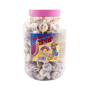2POP Lízanka s hroznovým cukrom v plastovej dóze 125 ks x 7,6 g