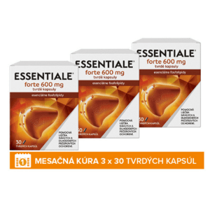 ESSENTIALE Forte 600 mg 30 kapsúl - balenie 3 ks