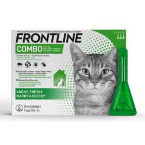 FRONTLINE Combo spot-on pre mačky a fretky 3 x 0,5 ml