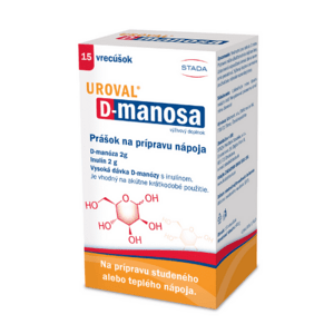 UROVAL D-manosa 15 vrecúšok