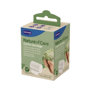 NATURE CARE Cotton bandage 6 cm x 5 m 1 ks