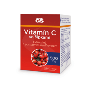 GS Vitamín C 500 mg so šípkami 60 tabliet