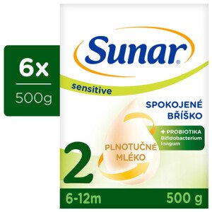 SUNAR Sensitive 2 6+ 500 g - balenie 6 ks