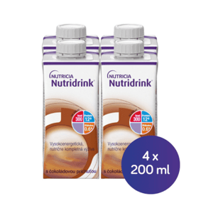 NUTRIDRINK Čokoláda 4 x 200 ml