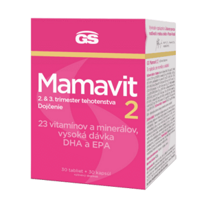 GS Mamavit 2 tehotenstvo a dojčenie 30 tabliet + 30 kapsúl