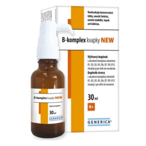 GENERICA B-komplex kvapky pre deti od narodenia 30 ml