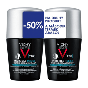 VICHY Homme invisible resist detranspirant 72h duo 2 x 50 ml