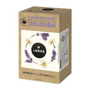 LEROS Levanduľové upokojenie čaj vrecká 20 x 1 g