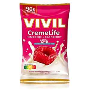 VIVIL Bonbons cremelife drops malina 90 g