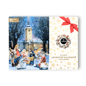 LEROS Bylinný adventný kalendár s betlehemom set