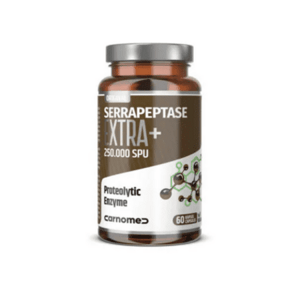 CARNOMED Serrapeptase extra+ 250 000 SPU 60 kapsúl