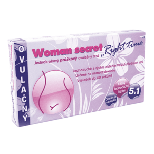 WOMAN SECRET Right time ovulačný test 5v1 set
