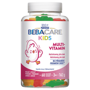 BEBA Care kids multivitamin želé pomaranč, jahoda a jablko 60 ks