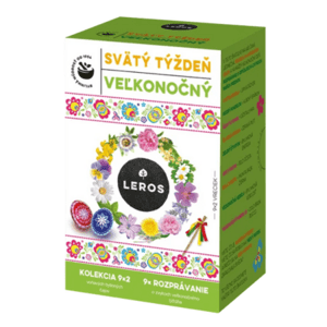 LEROS Svätý týždeň veľkonočný 9 druhov čajov set