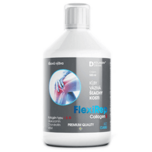 KOLAGENDRINK FlexiRep collagen 3 lesné ovocie 500 ml