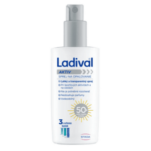 LADIVAL Aktiv SPF50+ transparentný sprej na opaľovanie 150 ml