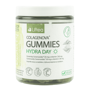 LIFTEA Colagenova gummies hydra day príchuť biela jahoda 60 ks