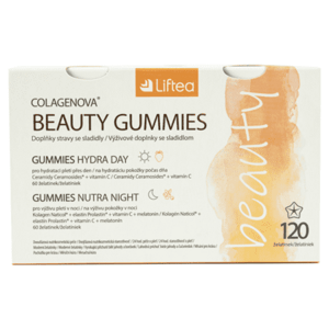 LIFTEA Colagenova beauty gummies hydra day + nutra night 2 x 60 ks set