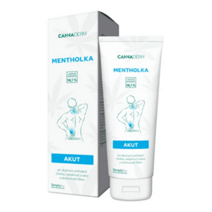 CANNADERM Mentholka akut chladivá masážna emulzia 125 ml