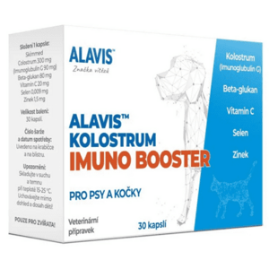 ALAVIS Kolostrum imuno booster pre psy a mačky 30 kapsúl