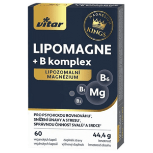 VITAR Kings lipomagne + B komplex 60 kapsúl