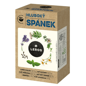 LEROS Hlboký spánok bylinný čaj 20 x 1 g