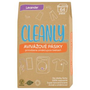 CLEANLY ECO Avivážové pásiky levander 64 ks