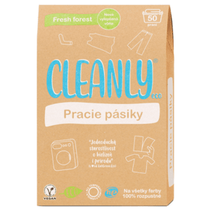CLEANLY ECO Pracie pásiky fresh forest 50 ks